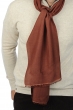 Cashmere & Silk accessories scarves mufflers scarva chocolate 170x25cm